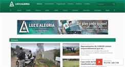 Desktop Screenshot of luzealegria.com.br